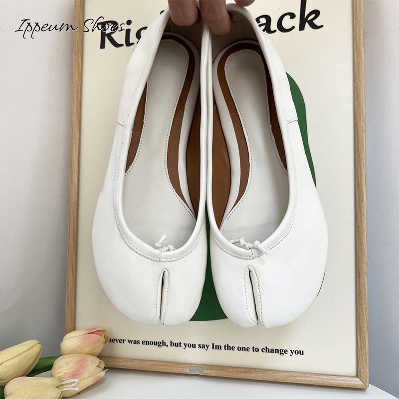 IPPEUM Tabi Shoes Women Ballerinas Flats Mary Janes Size 35-44