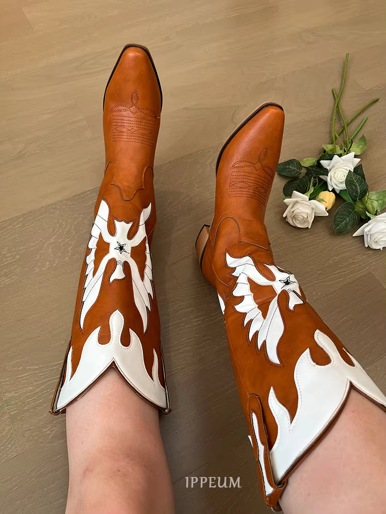 IPPEUM Shoes woman 2025 Shoes for woman Boots Designer shoes Boots for woman Cowboy boots