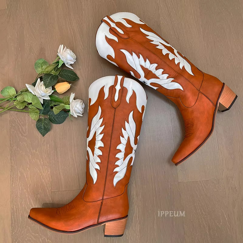 IPPEUM Shoes woman 2025 Shoes for woman Boots Designer shoes Boots for woman Cowboy boots