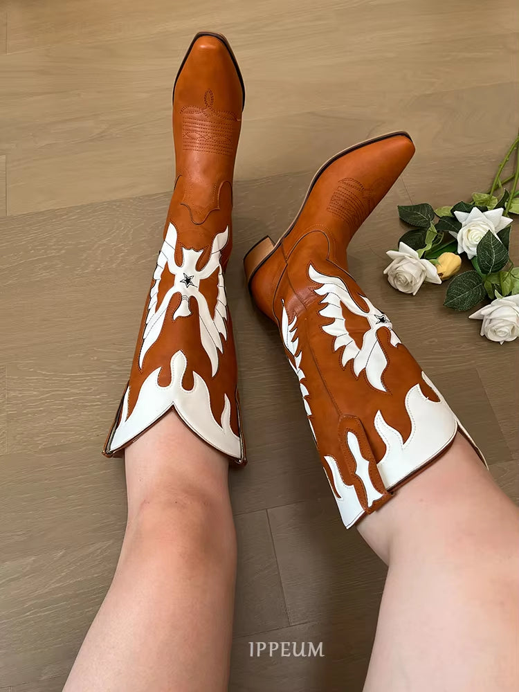IPPEUM Shoes woman 2025 Shoes for woman Boots Designer shoes Boots for woman Cowboy boots