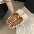 IPPEUM Women Ballets Flats Split Toe Mary Janes Black Dress Loafers Shoes Balerinas De Mujer