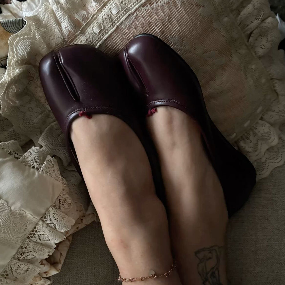 IPPEUM Women Tabi Shoes Flats Size 35-44