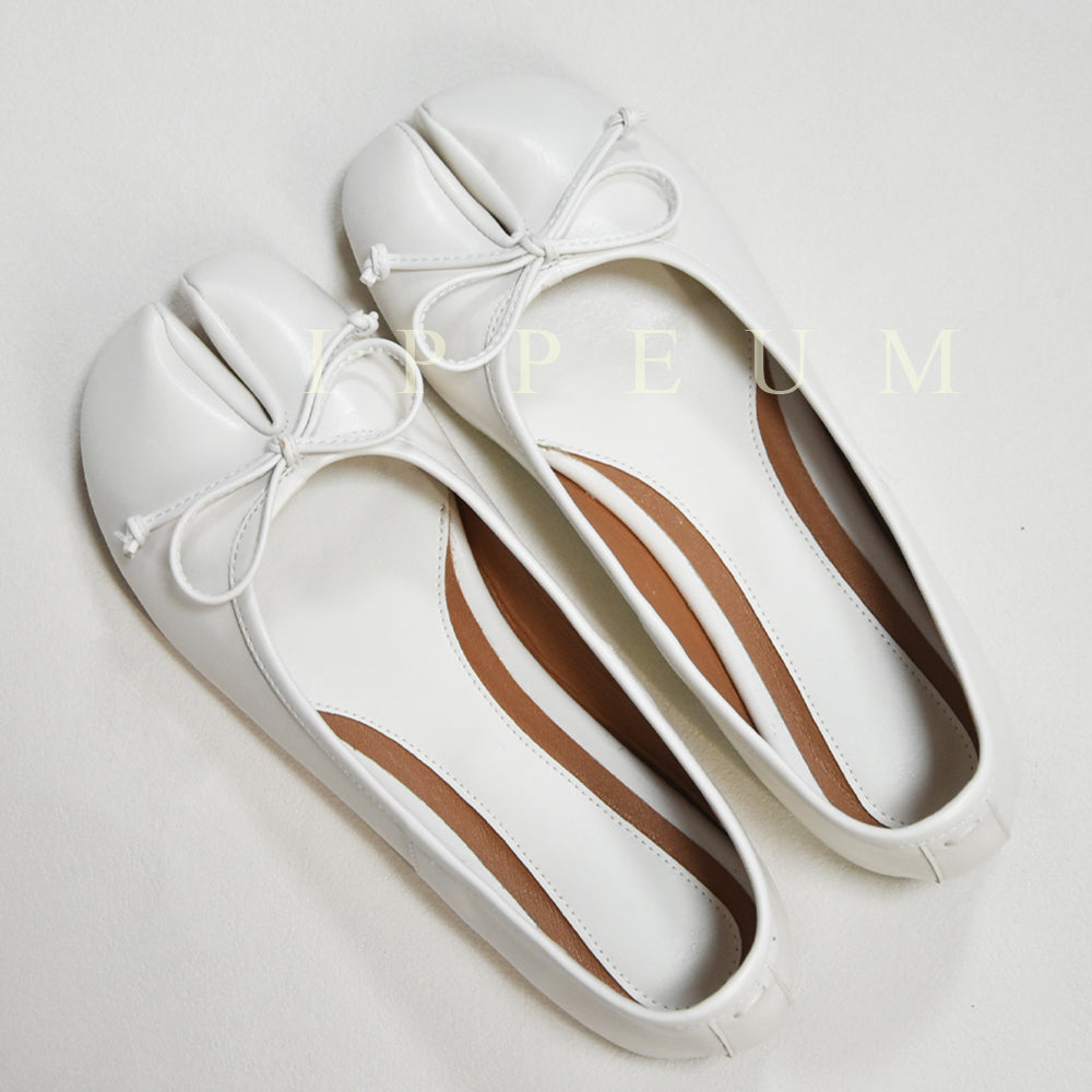 IPPEUM White Tabi Shoes Flats Size 35-44