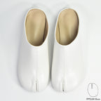 IPPEUM Tabi Mules Shoes White Size 35-44