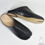 IPPEUM Tabi Mules Shoes Black Size 35-44