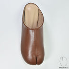 IPPEUM Tabi Mules Shoes DeepBrown Size 35-44