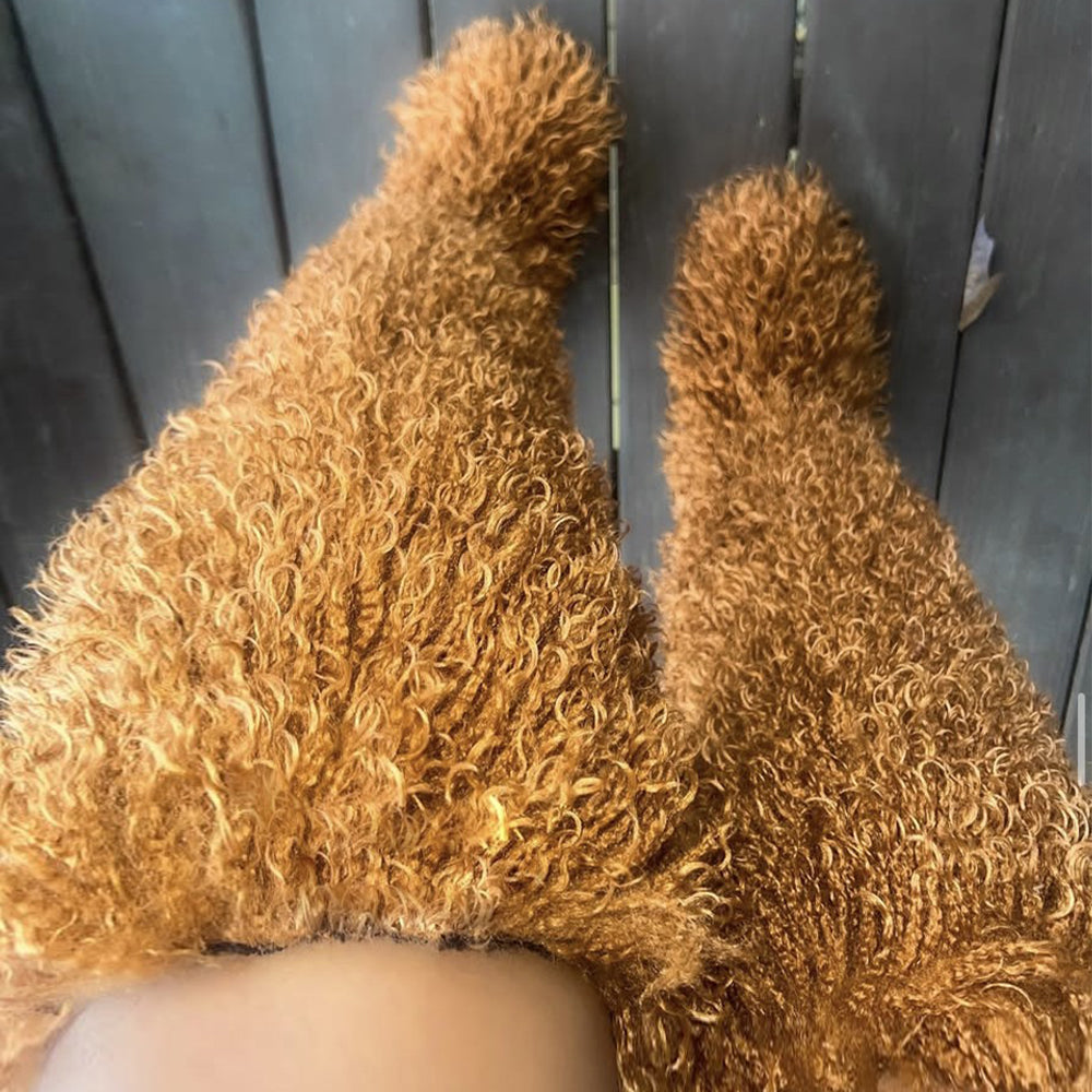 IPPEUM Thigh High Mongolian Fur Boots 72CM