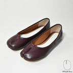 IPPEUM Tabi Shoes Flats Winered Size 35-44