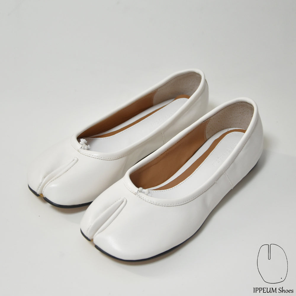 IPPEUM Tabi Shoes Flats White Size 35-44