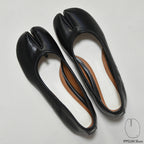 IPPEUM Tabi Shoes Flats Black Size 35-44
