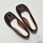 IPPEUM Tabi Shoes Flats Winered Size 35-44