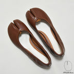 IPPEUM Tabi Shoes Flats DeepBrown Size 35-44