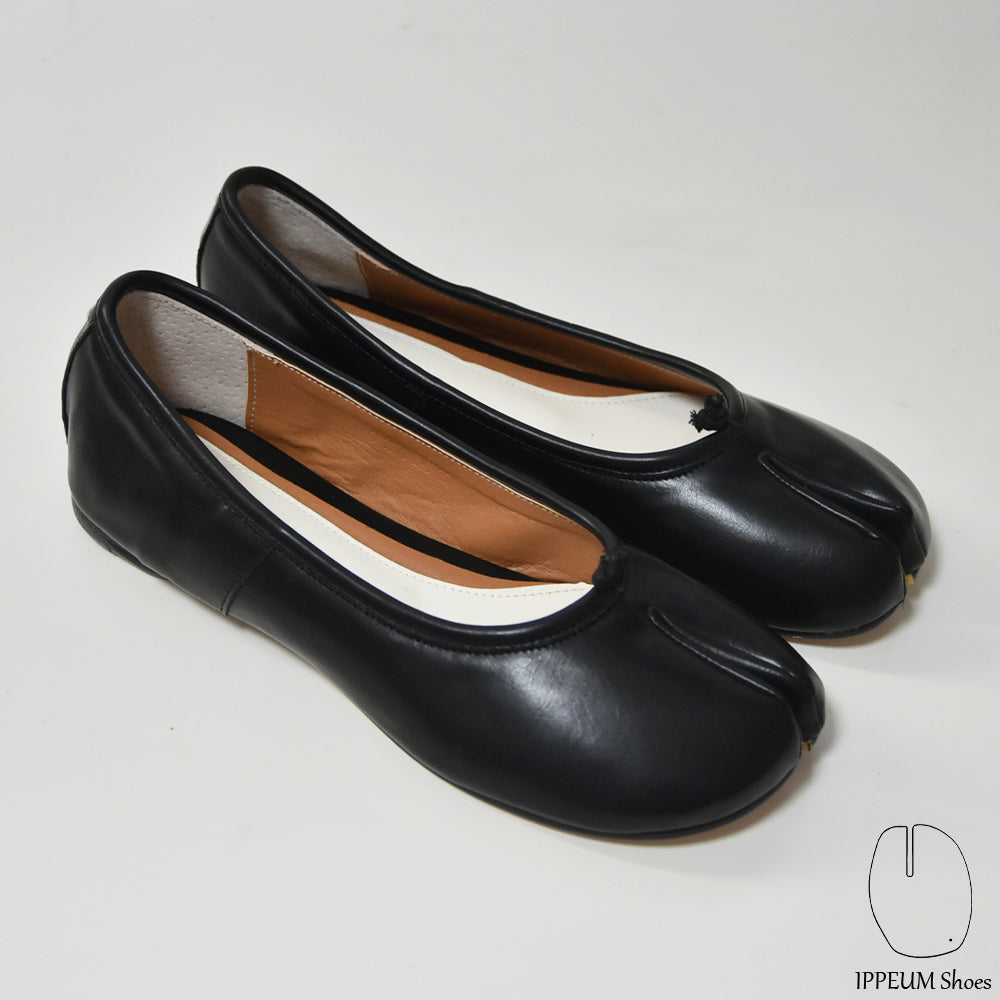 IPPEUM Tabi Shoes Flats Black Size 35-44