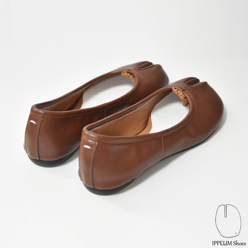 IPPEUM Tabi Shoes Flats DeepBrown Size 35-44