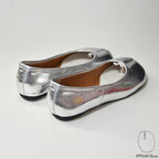 IPPEUM Tabi Shoes Flats Silver Size 35-44
