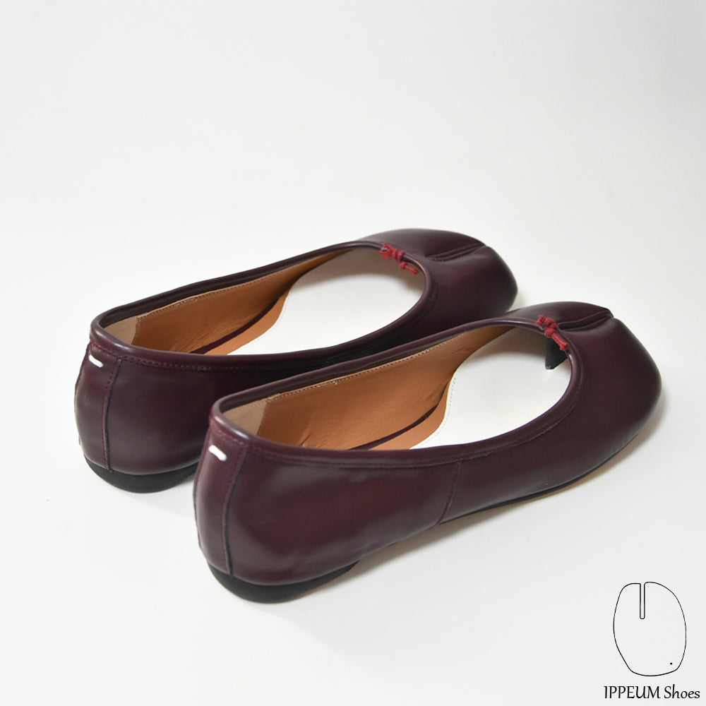 IPPEUM Tabi Shoes Flats Winered Size 35-44