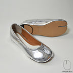 IPPEUM Tabi Shoes Flats Silver Size 35-44