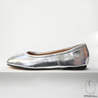 IPPEUM Tabi Shoes Flats Silver Size 35-44