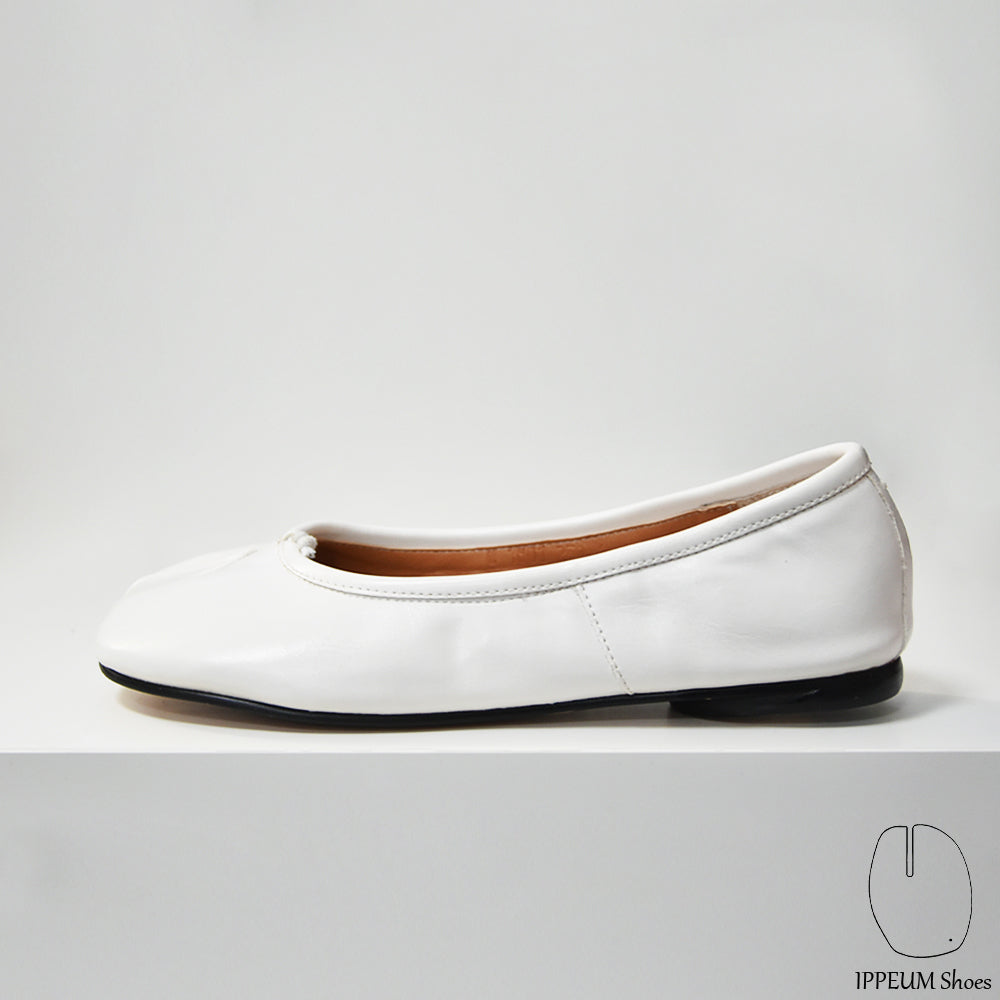 IPPEUM Tabi Shoes Flats White Size 35-44