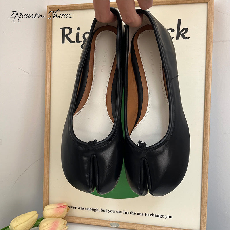 IPPEUM Tabi Shoes Women Ballerinas Flats Mary Janes Size 35-44
