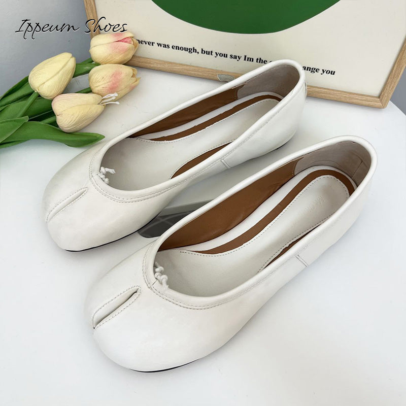 IPPEUM Tabi Shoes Women Ballerinas Flats Mary Janes Size 35-44