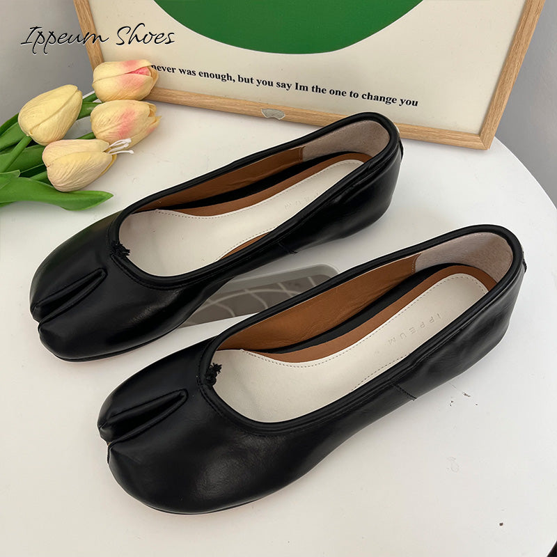 IPPEUM Tabi Shoes Women Ballerinas Flats Mary Janes Size 35-44