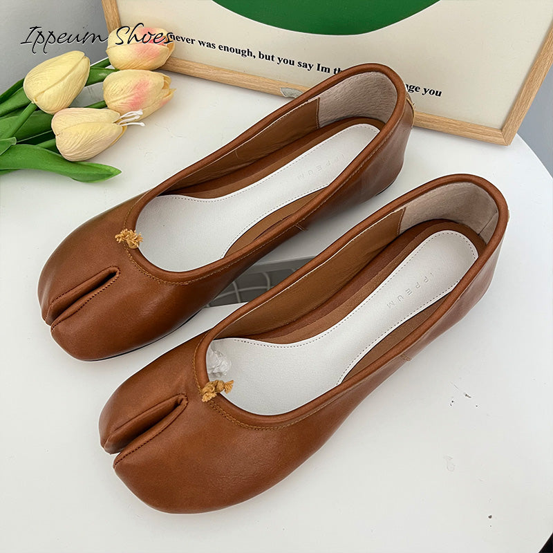 IPPEUM Tabi Shoes Women Ballerinas Flats Mary Janes Size 35-44