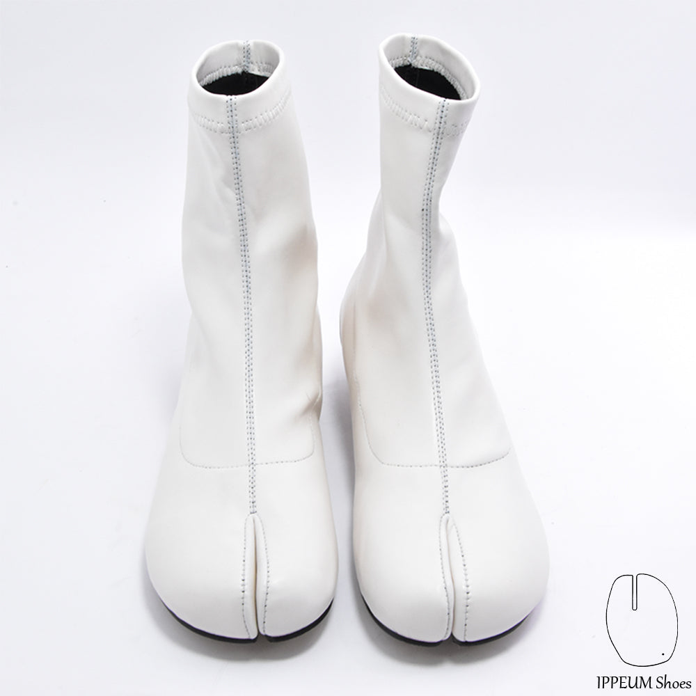 IPPEUM Tabi Boots Ankle White Size 35-44
