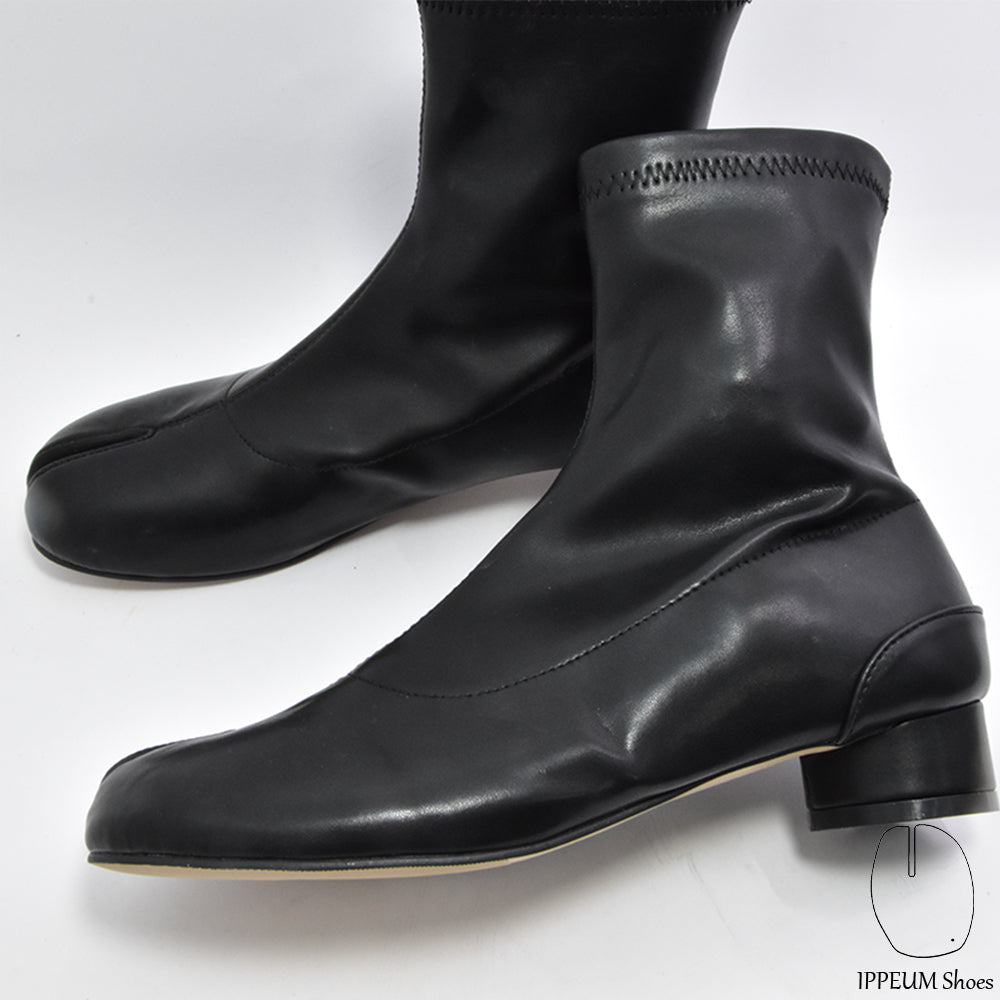 IPPEUM Tabi Boots Ankle Black Size 35-44