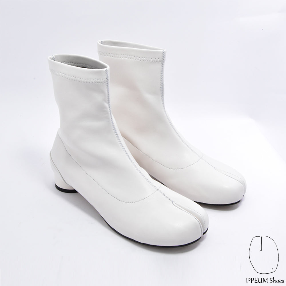 IPPEUM Tabi Boots Ankle White Size 35-44