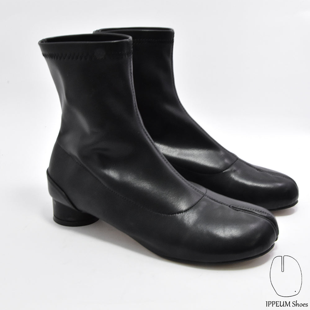 IPPEUM Tabi Boots Ankle Black Size 35-44