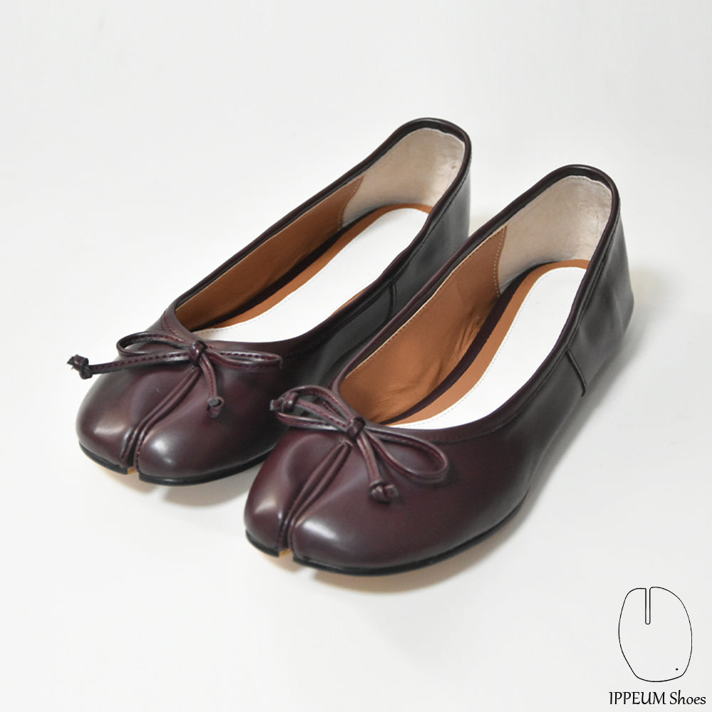 IPPEUM Winered Tabi Shoes Flats Size 35-44