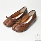 IPPEUM Brown Tabi Shoes Flats Size 35-44