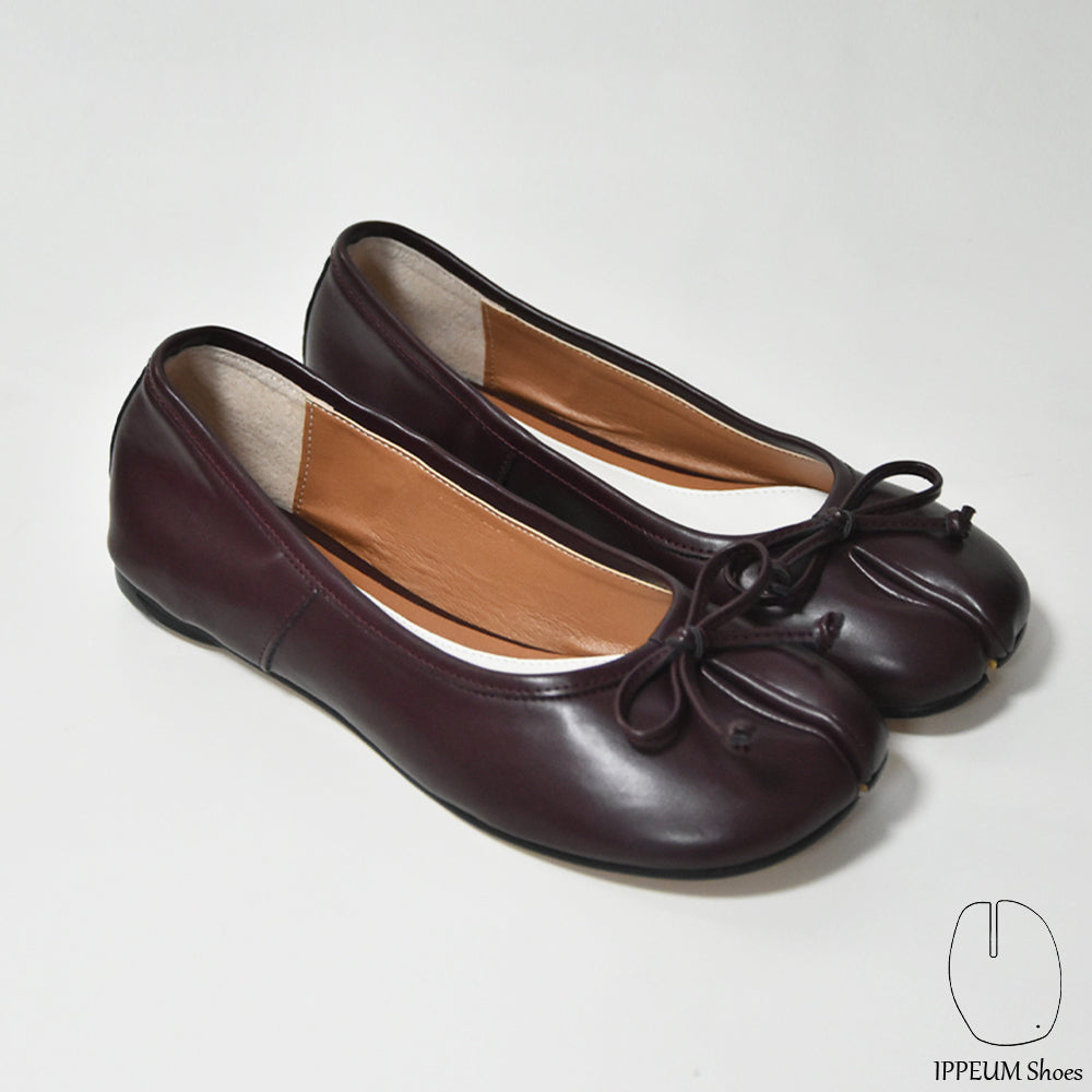 IPPEUM Winered Tabi Shoes Flats Size 35-44