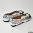 IPPEUM Silver Tabi Shoes Flats Size 35-44
