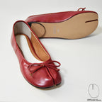 IPPEUM Red Tabi Shoes Flats Size 35-44