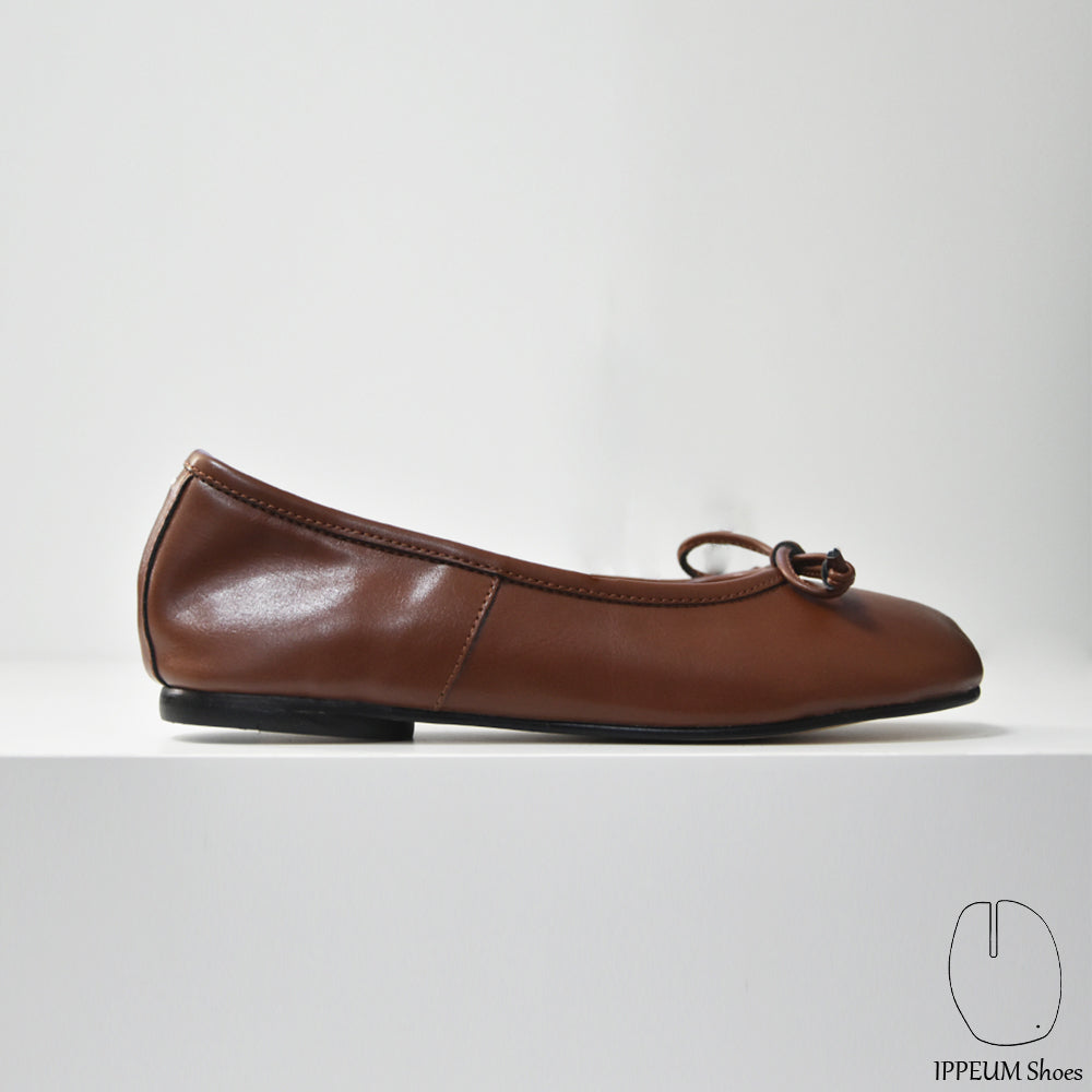 IPPEUM Brown Tabi Shoes Flats Size 35-44