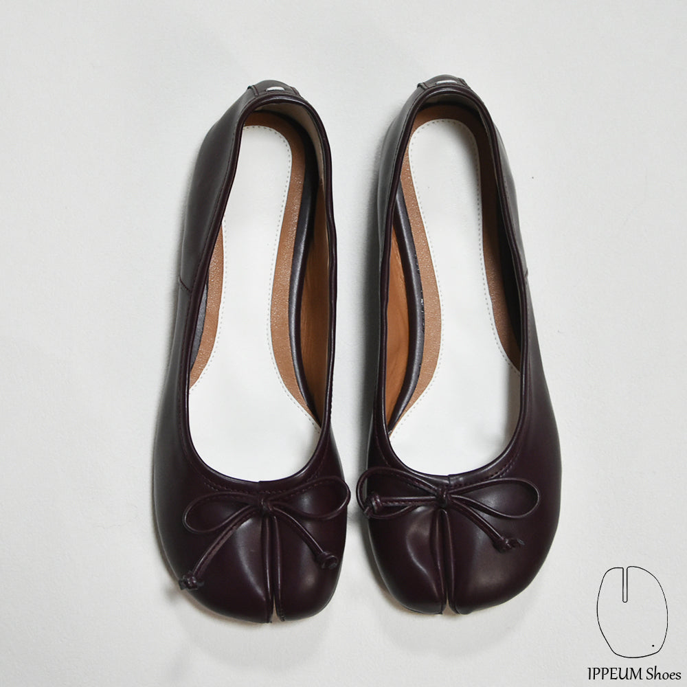 IPPEUM Winered Tabi Shoes Flats Size 35-44