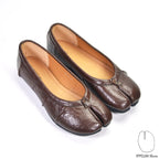 IPPEUM Brown Tabi Shoes Footwear