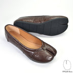 IPPEUM Brown Tabi Shoes Footwear