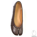IPPEUM Brown Tabi Shoes Footwear