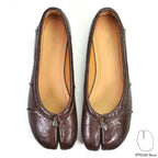 IPPEUM Brown Tabi Shoes Footwear