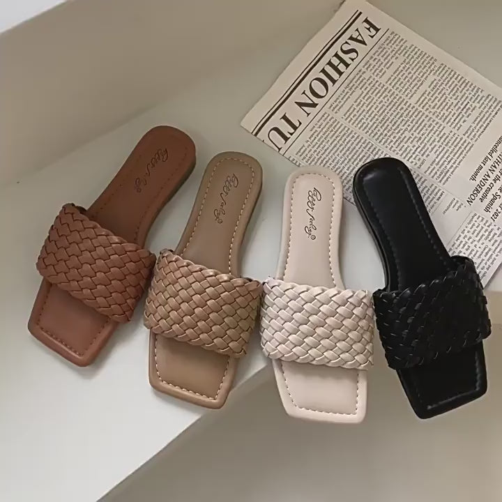 IPPEUM Sandalias de mujer Flat sandals Sandals for woman Sandales femme luxe Sandalias de mujer verano 2025